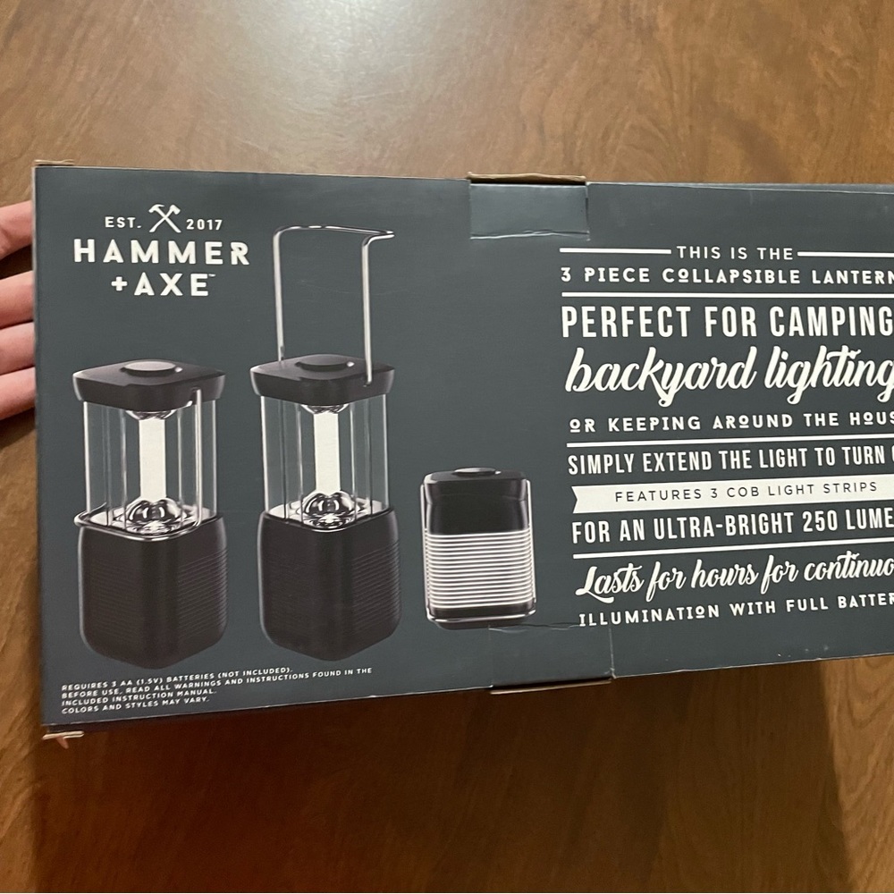 Collapsible lantern set NWT